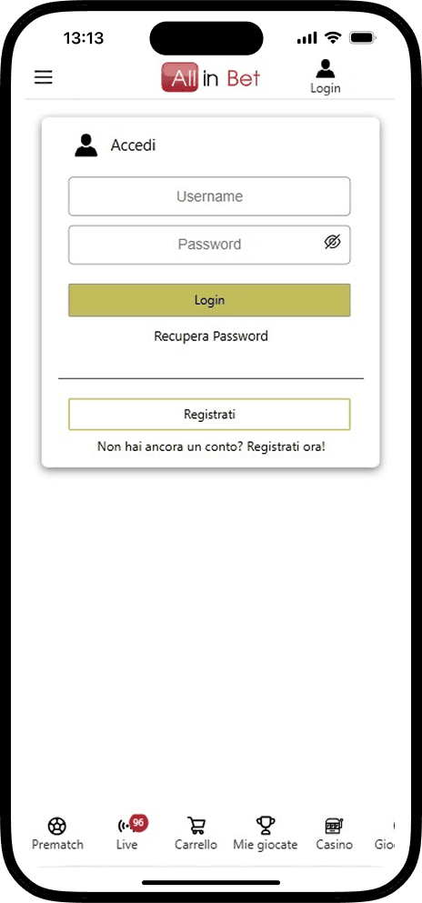 Allinbet Login